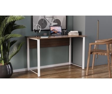 Компьютерный стол Ferrum-decor Курт 75x100x60 белый ДСП Дуб Сонома Труфель 16мм (FRD-102198)