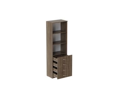 Шафа Анжело Ferrum-decor на 3 полиці з 4 ящиками 1900x600x380 ДСП Дуб Сонома Трюфель 16 мм (FRD-104987)