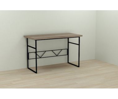 Комп'ютерний стіл Ferrum-decor Раян 76x120x60 чорний ДСП Дуб Сонома Трюфель 32мм (FRD-103688)