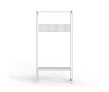 Вешалка напольная Ferrum-decor Трелис 12 180x90x38 белый ДСП Белый 16мм (FRD-104313)