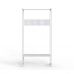 Вешалка напольная Ferrum-decor Трелис 12 180x90x38 белый ДСП Белый 16мм (FRD-104313)