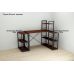 Этажерка 3/34 Ferrum-decor Серии Коннект 73x34x28 черный ДСП Венге 16мм (FRD-105548)