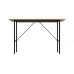 Стіл письмовий TIME Тайм Ferrum-decor 750x1200x600 Чорний метал ДСП Дуб Сонома 16 мм (FRD-104888)