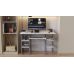 Комп'ютерний стіл Ferrum-decor Тім 75x120x60 сірий ДСП Білий 16мм (FRD-102458)