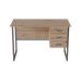 Компьютерный стол Ferrum-decor Гарри 75x140x70 серый ДСП Дуб Артизан 32мм (FRD-101489)