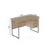 Компьютерный стол Ferrum-decor Гарри 75x140x70 серый ДСП Дуб Артизан 32мм (FRD-101489)
