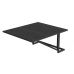 Стіл розкладний Олександр 3 750x600x700 Чорний метал ДСП Сосна Кембра 16мм FRD-104894