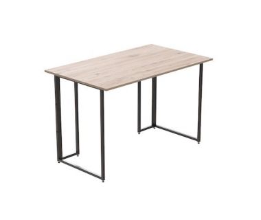 Комп'ютерний стіл Ferrum-decor Ханна 76x120x60 чорний ДСП Дуб Артізан 32мм (FRD-103489)