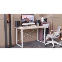 Компьютерный стол Ferrum-decor Дейв 75x120x70 белый ДСП Дуб Артизан 32мм (FRD-102184)