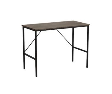 Стіл письмовий Line Тайм Ferrum-decor 750x1000x500 Чорний метал ДСП Венге Магія 16 мм (FRD-106159)
