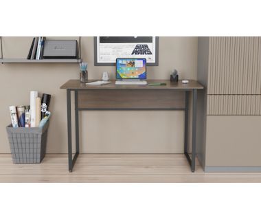 Компьютерный стол Ferrum-decor Коди 75x100x70 черный ДСП Дуб Сонома Трюфель 16мм (FRD-103763)