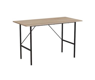 Стіл письмовий TIME Тайм Ferrum-decor 750x1200x600 Чорний метал ДСП Дуб Сонома 16 мм (FRD-104888)
