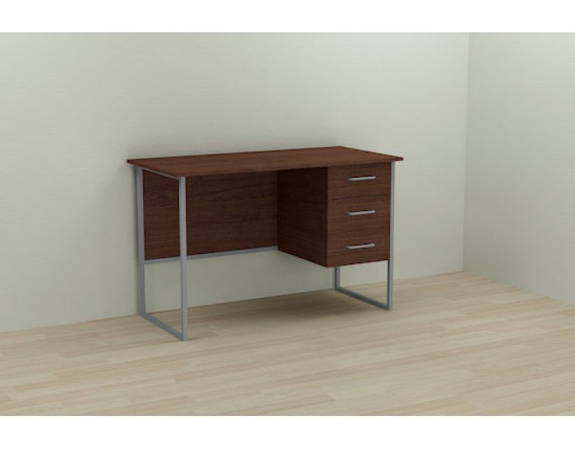 Компьютерный стол Ferrum-decor Гарри 75x120x70 серый ДСП Венге 16мм (FRD-105755)