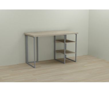 Комп'ютерний стіл Ferrum-decor Кевін 75x120x60 сірий ДСП Дуб Сонома 32мм (FRD-101725)