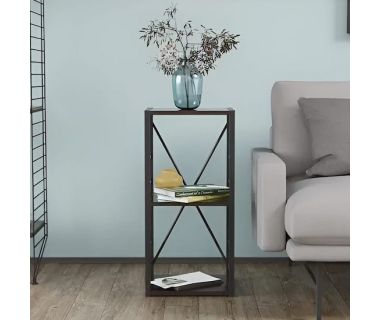 Этажерка 3/34 Ferrum-decor Серии Коннект 73x34x28 черный ДСП Венге 16мм (FRD-105548)