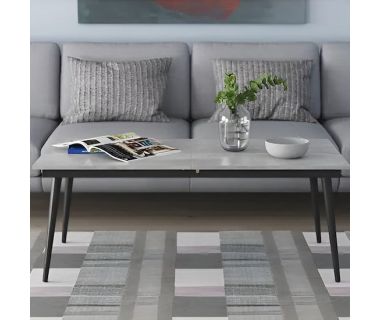 Стол журнальный трансформер Dandi Small Ferrum-decor 45x120(160)x70 Черный металл ДСП Бетон 16 мм (FRD-106793) Стол журнальный трансформер Dandi Small Ferrum-decor 45x120(160)x70 Черный металл ДСП Бетон 16 мм (FRD-106793)