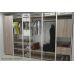 Шафа Гардероб Уні секція 7 серії Конект Ferrum-decor 220x60x50см Білий метал ДСП Дуб Сонома Трюфель 16 мм (FRD-104570)
