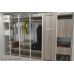 Шафа Гардероб Уні секція 7 серії Конект Ferrum-decor 220x60x50см Білий метал ДСП Дуб Сонома Трюфель 16 мм (FRD-104570)