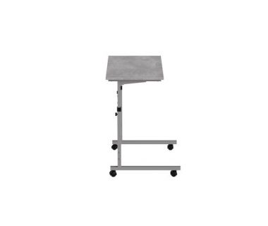 Стіл приставний Ferrum-decor Аміго 62x60x40 метал Сірий ДСП Бетон 16мм (FRD-102546)