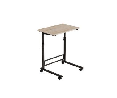 Стіл приставний Аміго 62x60x40 метал Чорний ДСП Дуб Сан-Марино 16мм FRD-102527