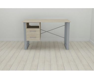 Письменный стол с ящиками Ferrum-decor Оскар 750x1200x700 металл Серый ДСП Сонома 16 мм (FRD-103271)