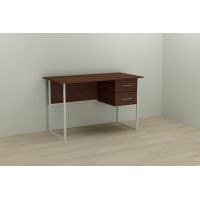 Комп'ютерний стіл Ferrum-decor Дакота 75x120x70 білий ДСП Венге 16мм (FRD-105776)