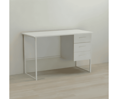 Комп'ютерний стіл Ferrum-decor Гаррі 75x120x70 білий ДСП Білий 16мм (FRD-101001)