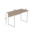 Компьютерный стол Ferrum-decor Коди 75x120x70 белый ДСП Дуб Артизан 32мм (FRD-101229)