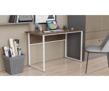 Комп'ютерний стіл Ferrum-decor Коді 75x120x60 білий ДСП Дуб Сонома Труфель 16мм (FRD-101193)