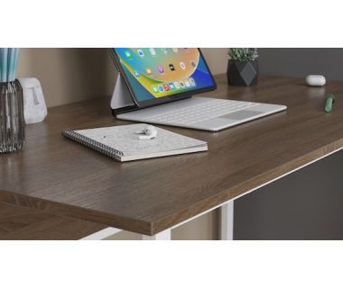Компьютерный стол Ferrum-decor Коди 75x100x60 белый ДСП Дуб Сонома Труфель 16мм (FRD-101183) Компьютерный стол Ferrum-decor Коди 75x100x60 белый ДСП Дуб Сонома Труфель 16мм (FRD-101183)