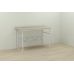 Компьютерный стол Ferrum-decor Райан 75x140x70 белый ДСП Дуб Сонома 32мм (FRD-101177)