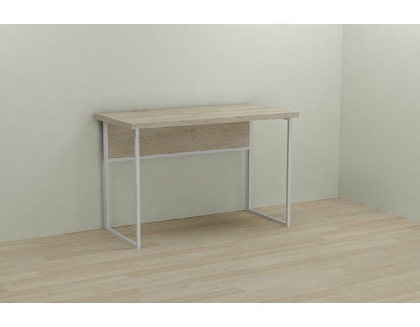 Комп'ютерний стіл Ferrum-decor Коді 75x120x60 білий ДСП Дуб Сонома 32мм (FRD-101197)