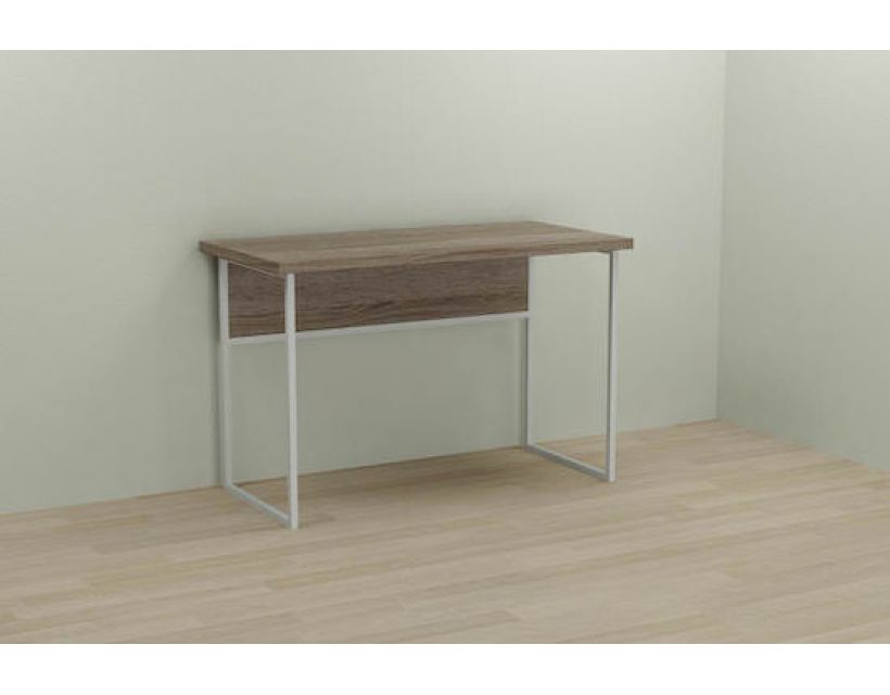 Комп'ютерний стіл Ferrum-decor Коді 75x120x60 білий ДСП Дуб Сонома Труфель 32мм (FRD-101198)