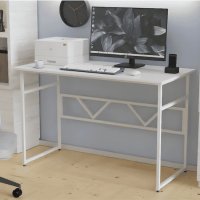 Комп'ютерний стіл Ferrum-decor Раян 75x120x70 білий ДСП Білий 16мм (FRD-101161)