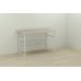 Компьютерный стол Ferrum-decor Райан 75x120x70 белый ДСП Дуб Сонома 16мм (FRD-101162)