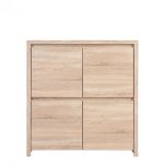 Комод в гостиную BRW (БРВ) Каспиан KOM4D Дуб сонома (GRB-1524)