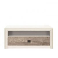 Тумба под телевизор BRW (БРВ) Коэн 2 RTV1S Сосна аризонская + Дуб корабельный (GRB-1966)