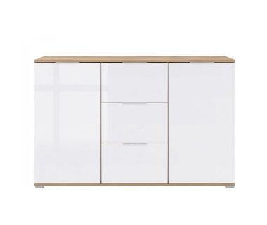 Комод в гостиную BRW (БРВ) Злата KOM2D3S Дуб тахо + Белый матовый (GRB-1516) Комод в гостиную BRW (БРВ) Злата KOM2D3S Дуб тахо + Белый матовый (GRB-1516)