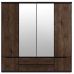 Шафа в спальню із дзеркалом BRW (БРВ) Джулі SZF2D2L2S Венге магія + Дуб конкордія (GRB-1677)