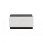 Тумба прикроватная Гербор Лайер KOM1S Венге магия + Ясень снежный (GRB-1365)