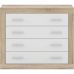 Комод в спальню Гербор Сара KOM4S Дуб сонома + Нимфея альба (GRB-1150)