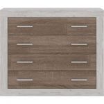 Комод у спальню Гербор Сара KOM4S Сосна каньйон + Дуб сонома трюфель (GRB-1151)