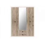 Шафа розстібна з дзеркалом BRW (БРВ) Коен 2 SZF3D2S Сосна арізонська + Дуб корабельний (GRB-1784)