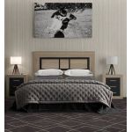 Комплект модульный в спальню Гербор Сара Дуб сонома + Антрацит (GRB-1231)