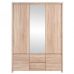 Шафа тридверна з дзеркалом BRW (БРВ) Каспіан SZF5D2S Дуб сонома (GRB-1726)
