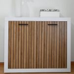 Комод с дверцей BRW (БРВ) Сансет KOM2D Нимфея альба + Таблила (GRB-1512)