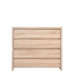 Комод в гостиную BRW (БРВ) Каспиан KOM4S Дуб сонома (GRB-1497)