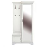 Прихожая с вешалкой BRW (БРВ) Кентукки PPK/110P Белый альпийский (GRB-1870)