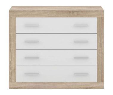 Комод у спальню Гербор Сара KOM4S Дуб сонома + Німфея альба (GRB-1150)