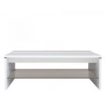 Стол журнальный BRW (БРВ) Ацтека LAW/4/11 Белый + Белый глянец (GRB-1660)